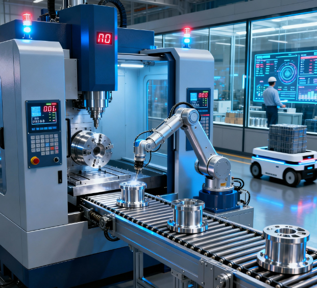 Hvordan kan man forbedre produktionslinjeautomatisering med horisontale bearbejdningscentre?